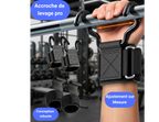 Crochets de Musculation avec Bandes de Poignet