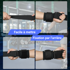 Crochets de Musculation avec Bandes de Poignet