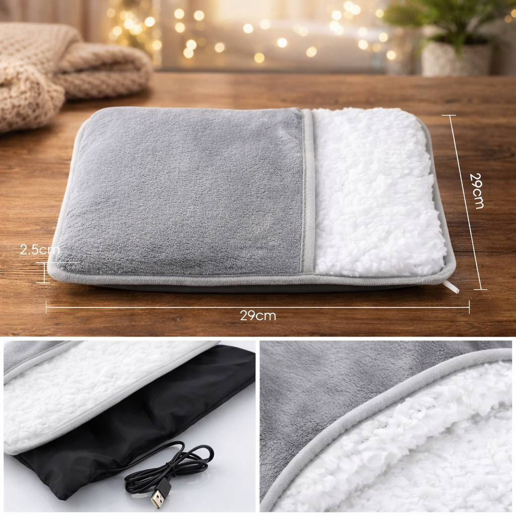 Coussin Chauffant Anti-Douleur USB – Chaleur Profonde & Relaxation