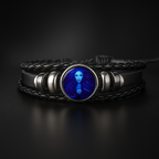 Bracelet Signe Astrologique Tressé (Brille dans la nuit)