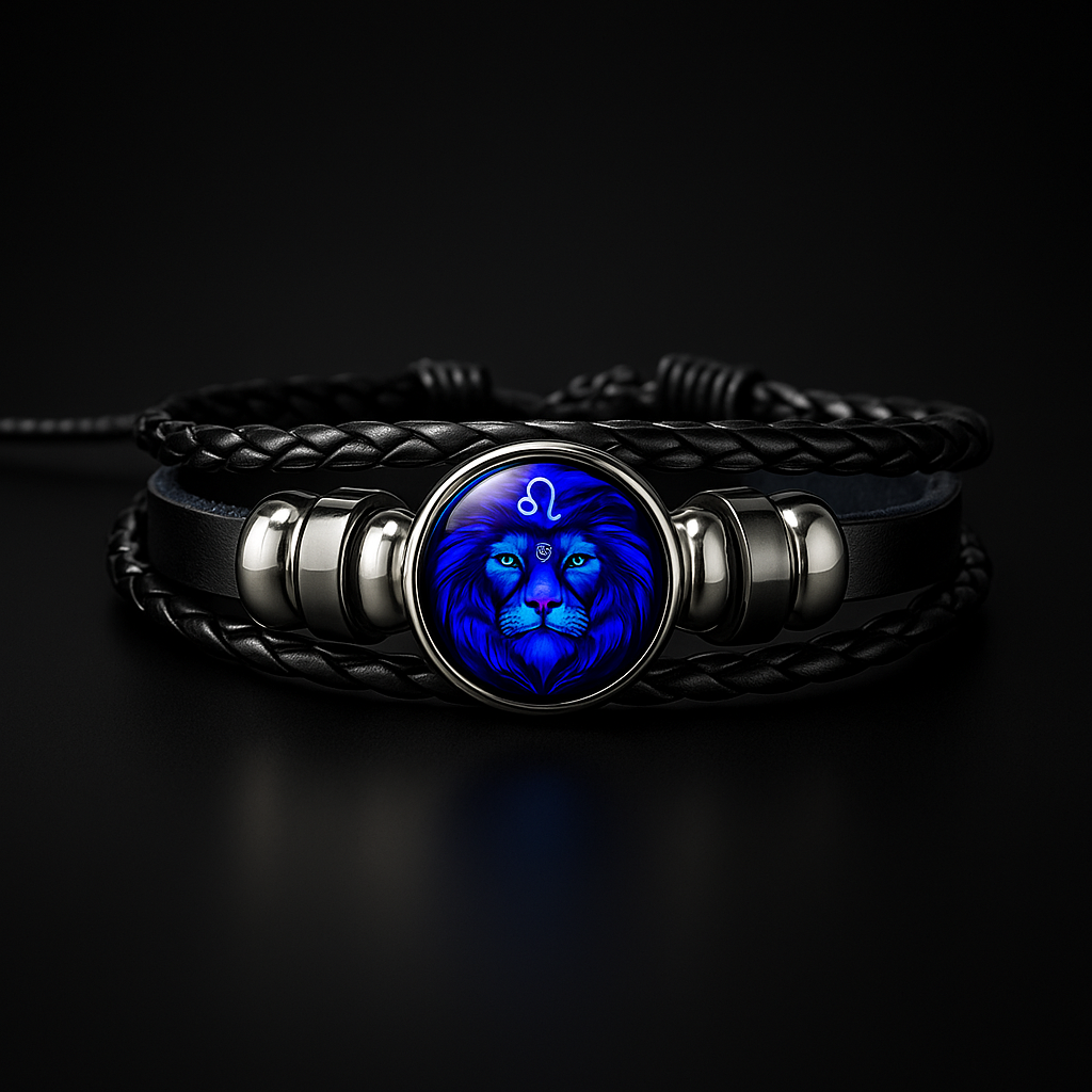 Bracelet Signe Astrologique Tressé (Brille dans la nuit)
