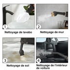 Nettoyeur Vapeur Haute Pression 2500W – Dégraissage Instantané & Désinfection 105°C