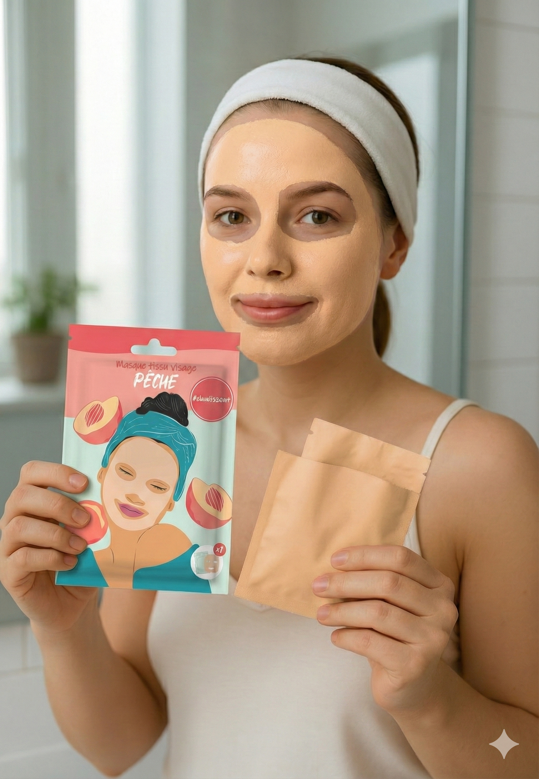 Masque Visage Pêche