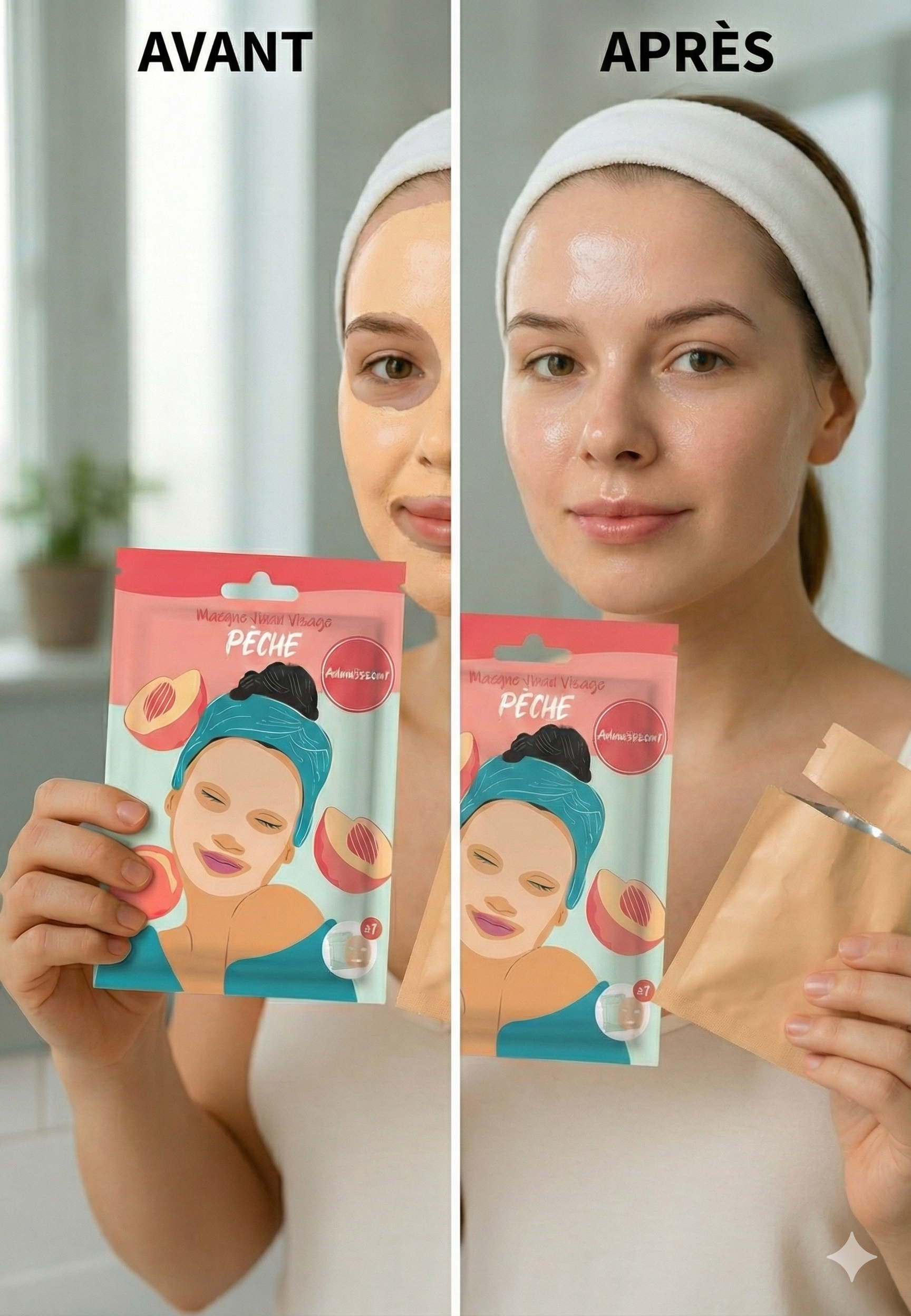 Masque Visage Pêche