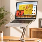 Support Ordinateur Ergonomique Réglable – Améliore la Posture & Réduit les Douleurs au Bureau