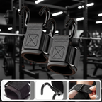 Crochets de Musculation avec Bandes de Poignet