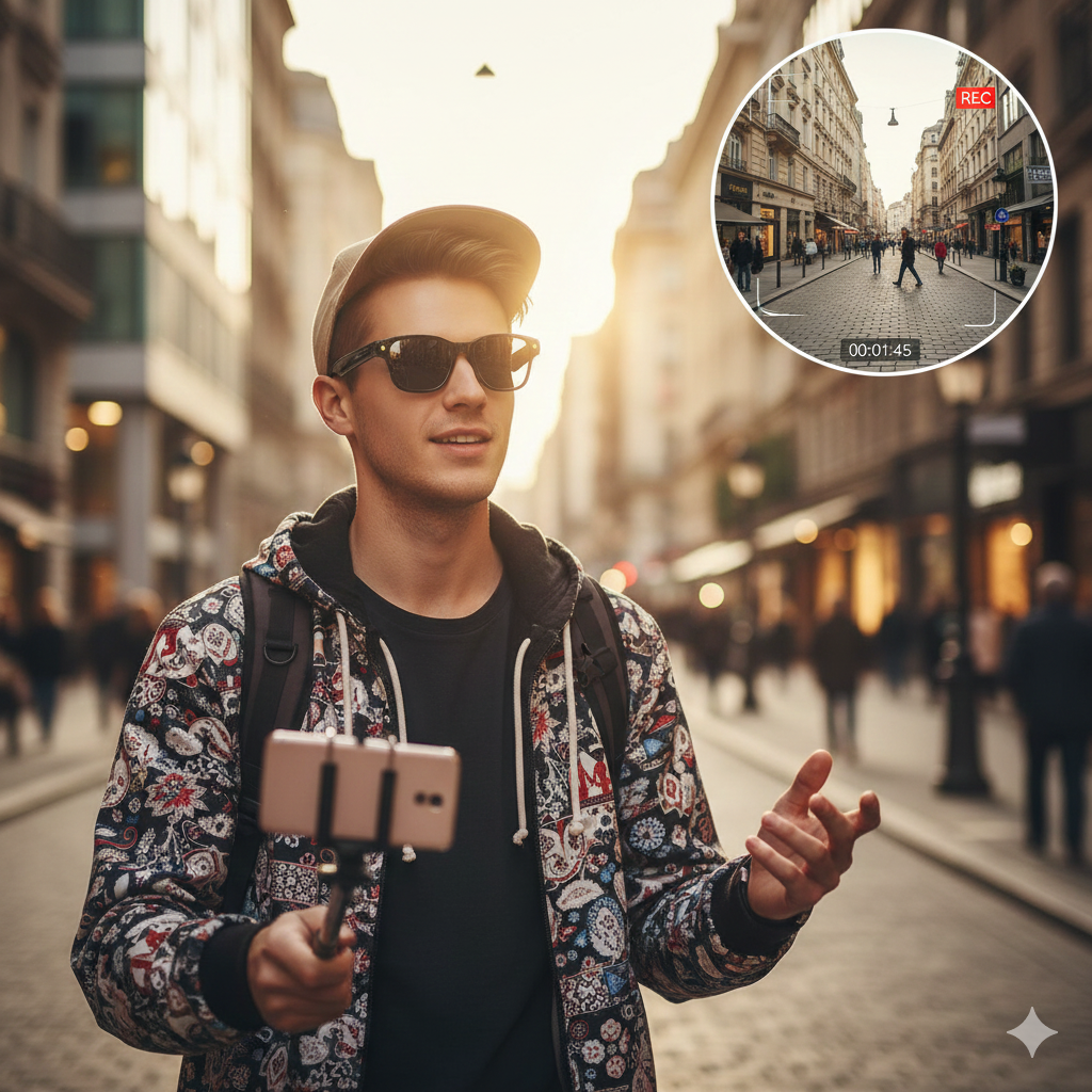 Lunettes AI Intelligentes 8MP