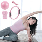 NEW Pilates Ball and Ring Set Pilates Fitness Ring Resistance Band Exercise Workout Fitness Equipment for Pregnancy Postpartum